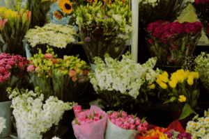 Fresh colorful flower bouquet for same-day delivery in Miami by Miami Bloom Flower