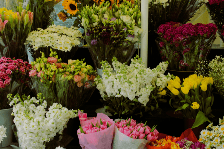 Fresh colorful flower bouquet for same-day delivery in Miami by Miami Bloom Flower
